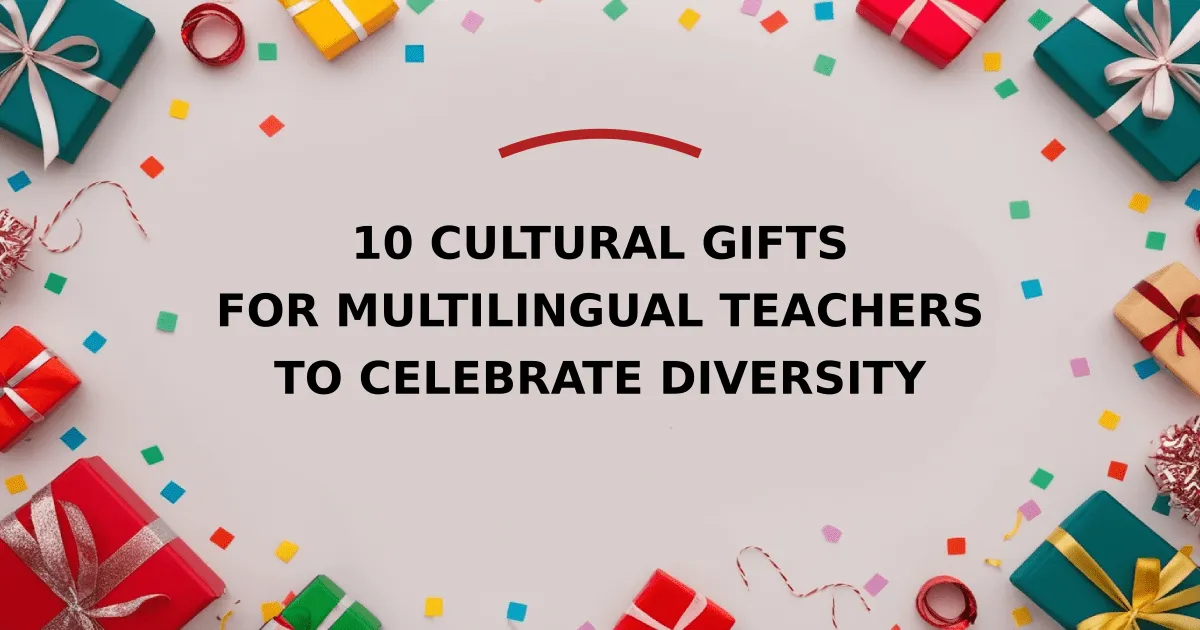 10 Cultural Gifts for Multilingual Teachers to Celebrate Diversity